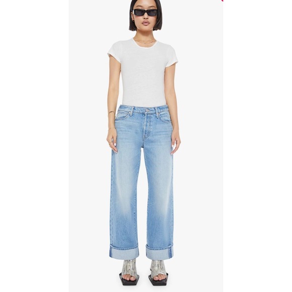 MOTHER Denim - MOTHER Superior The LIL Dodger Button Hover Cuff Funk N' Flair Jeans sz. 26 NWT